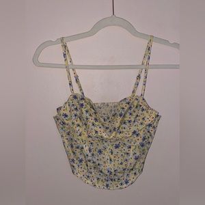 Shein Floral Corset Tank